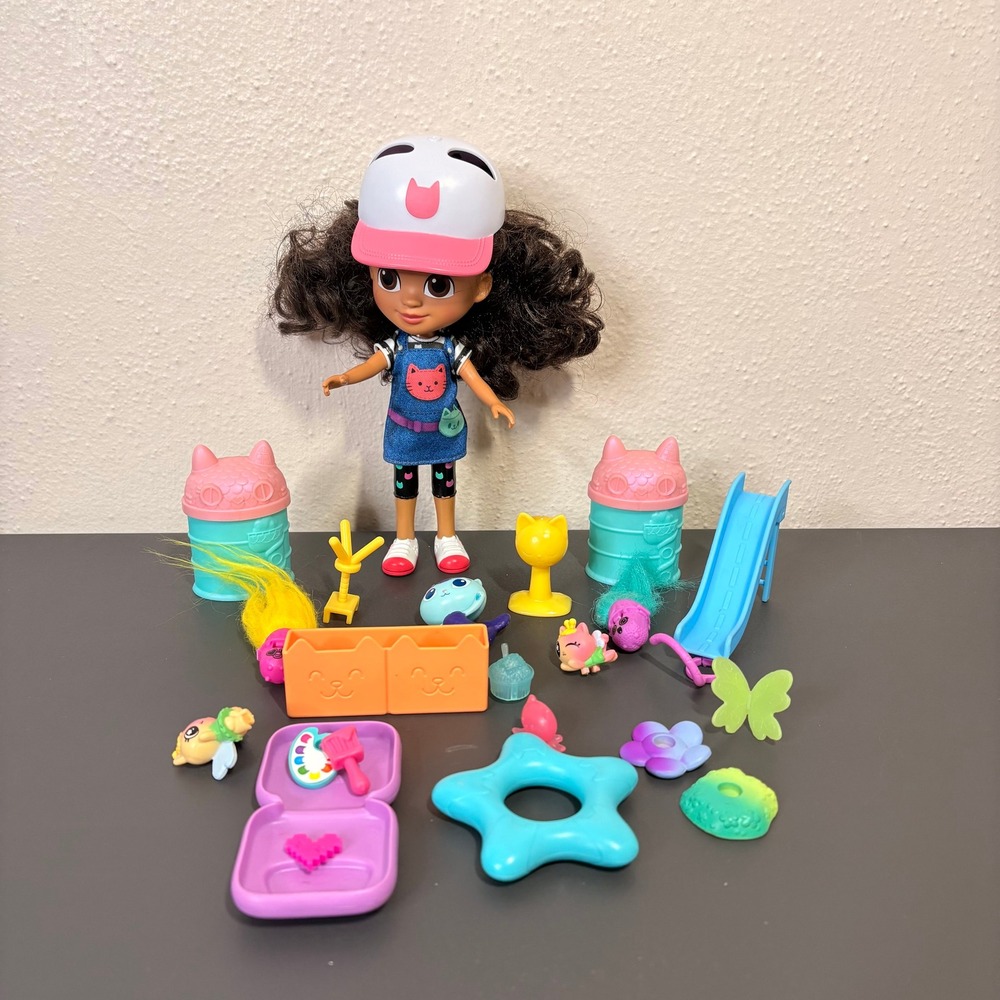 Gabby's Dollhouse‎ Gabby Girl Doll Kids 8" Multicolor Excellent Playset Lot